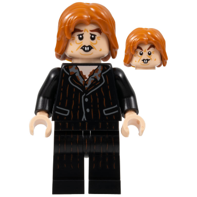 Peter Pettigrew (Wormtail) - Black Suit, Light Nougat Hands