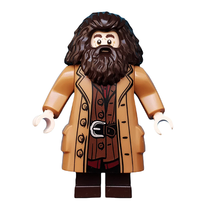 Rubeus Hagrid - Medium Nougat Topcoat with Buttons