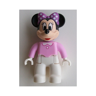 Duplo Figure Lego Ville, Minnie Mouse, Bright Pink Top