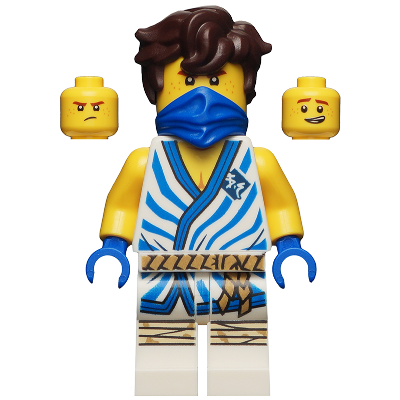 Jay - Legacy, White Tunic with Blue Trim and Stripes