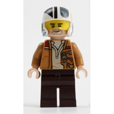 Poe Dameron (Medium Nougat Jacket, Helmet)