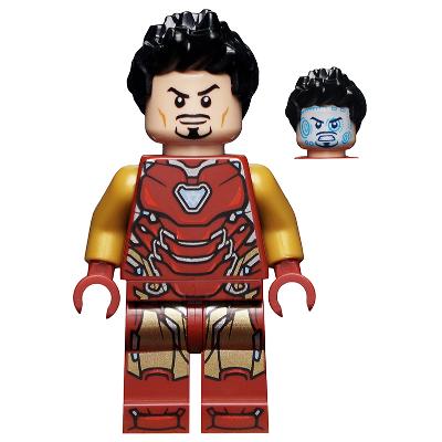 Iron Man Mark 85 Armor - Black Hair