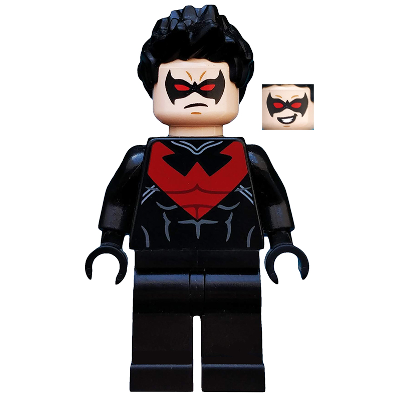 Nightwing - Red Eye Holes and Chest Symbol