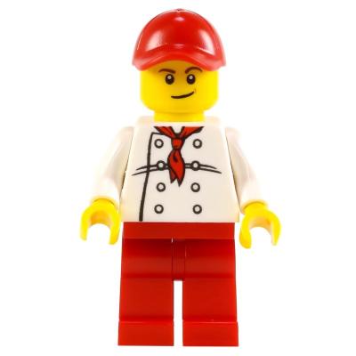 Chef, Red Neckerchief, Red Legs, Red Cap