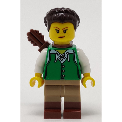 Archer - Female, Green Tunic, Quiver