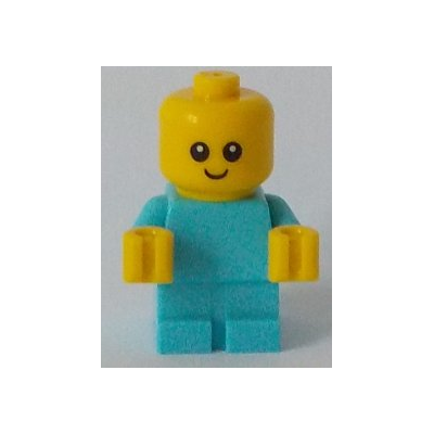 Baby - Medium Azure Body with Yellow Hands