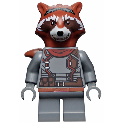 Rocket Raccoon - Dark Bluish Gray Outfit