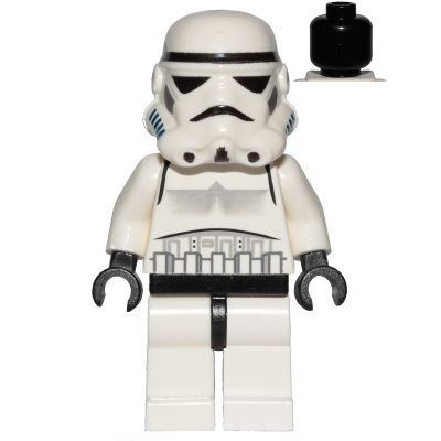 Imperial Stormtrooper - Black Head, Solid Mouth Helmet