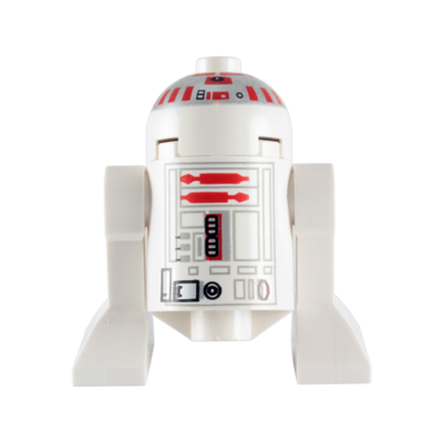 Astromech Droid, R5-D4, Short Red Stripes on Dome