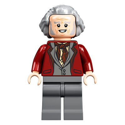 Garrick Ollivander, Dark Red Jacket and Hair Swept Back