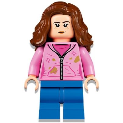 Hermione Granger, Bright Pink Jacket with Stains, Closed / Determined Mouth