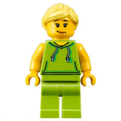 Lime Torso, Lime Legs, Bright Light Yellow Hair