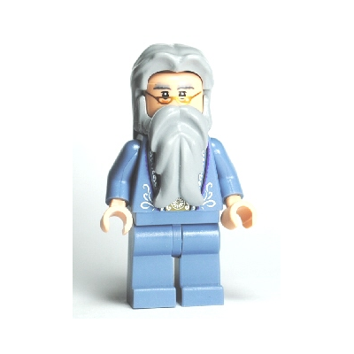 Albus Dumbledore, Sand Blue Outfit with Silver Embroidery