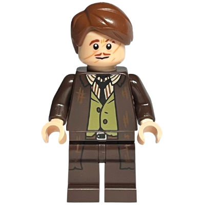 Professor Remus Lupin - Dark Brown Jacket, Olive Green Vest