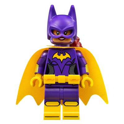 Batgirl, Yellow Cape, Dual Sided Head with Smile/Annoyed Pattern