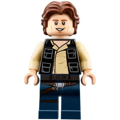 Han Solo, Black Vest, Dark Blue Legs, Ruffled Hair