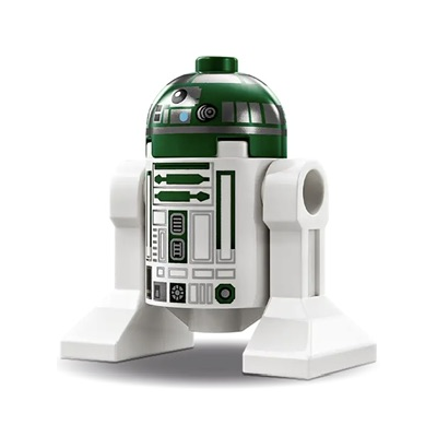 Astromech Droid, R4-P44 - Dark Silver Band Around Dome (75402)