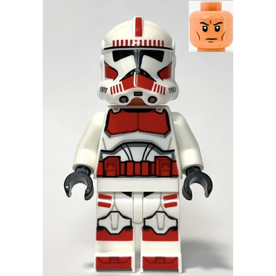 Clone Shock Trooper, Coruscant Guard (Phase 2) - Nougat Head (75354)