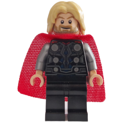 Thor - Spongy Cape with Single Hole, Black Legs