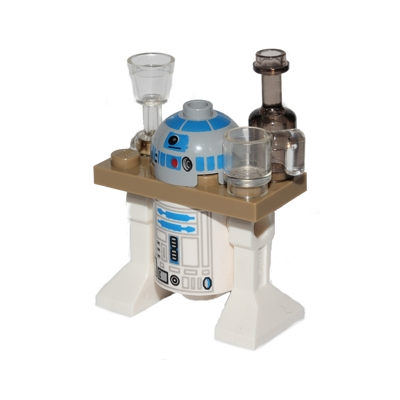 Astromech Droid, R2-D2, Serving Tray Dark Tan