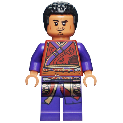 Wong - Dark Red Robe, Dark Purple Legs