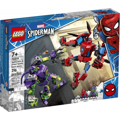 76219 Spider-Mans und Green Goblins Mech-Duell