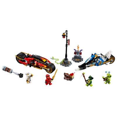 70667 Kais Feuer-Bike & Zanes Schneemobil